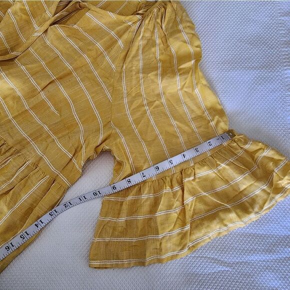 Robbie Bee tiered elbow sleeve boho peaseant cottagecore dress - Picture 10 of 16